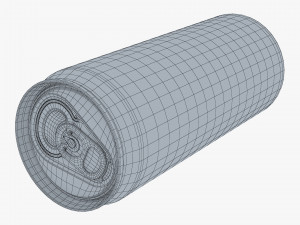 Aluminum Sleek Can 330ml v 1 3D Model