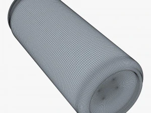 Aluminum Sleek Can 330ml v 1 3D Model