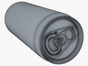 Aluminum Sleek Can 330ml v 1 3D Model