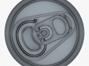 Aluminum Sleek Can 330ml v 1 3D Model