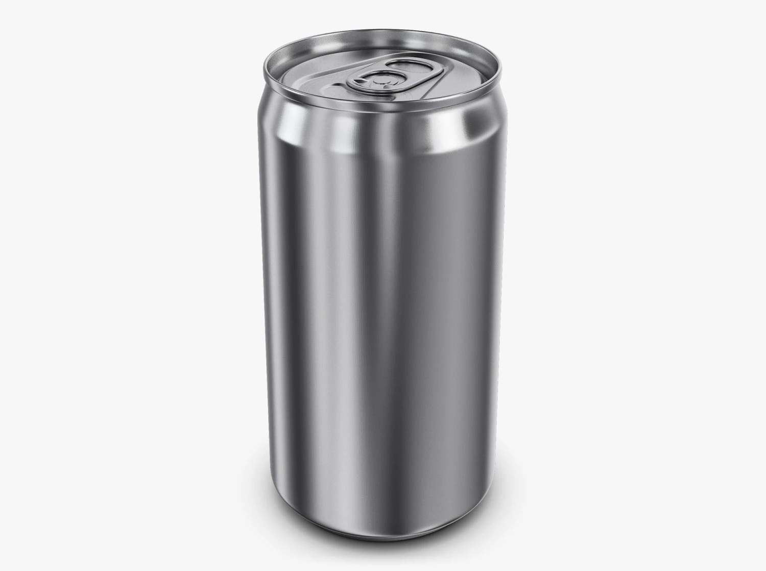 Aluminum Sleek Can 250ml v 1 3D Model .c4d .max .obj .3ds .fbx .stl .blend