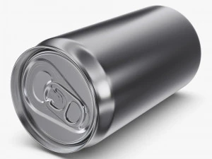 Aluminum Sleek Can 250ml v 1 3D Model