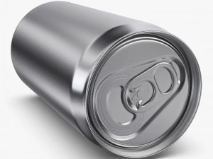 Aluminum Sleek Can 250ml v 1 3D Model