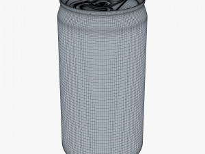 Aluminum Sleek Can 250ml v 1 3D-Modell