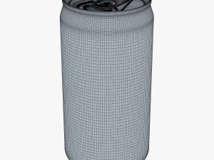 Aluminum Sleek Can 250ml v 1 3D Model