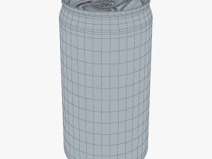 Aluminum Sleek Can 250ml v 1 3D Model