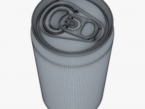 Aluminum Sleek Can 250ml v 1 3D-Modell