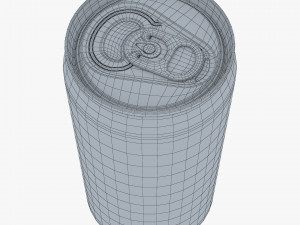 Aluminum Sleek Can 250ml v 1 3D-Modell