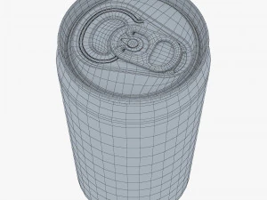 Aluminum Sleek Can 250ml v 1 3D Model