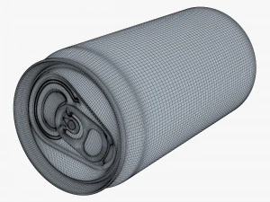 Aluminum Sleek Can 250ml v 1 3D Model