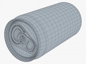 Aluminum Sleek Can 250ml v 1 3D Model