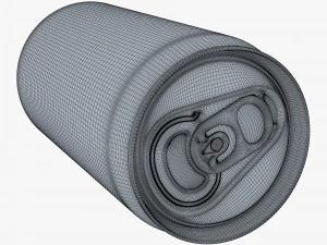 Aluminum Sleek Can 250ml v 1 3D Model