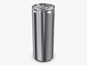 Aluminum Slim Can 250ml v 1 3D Model