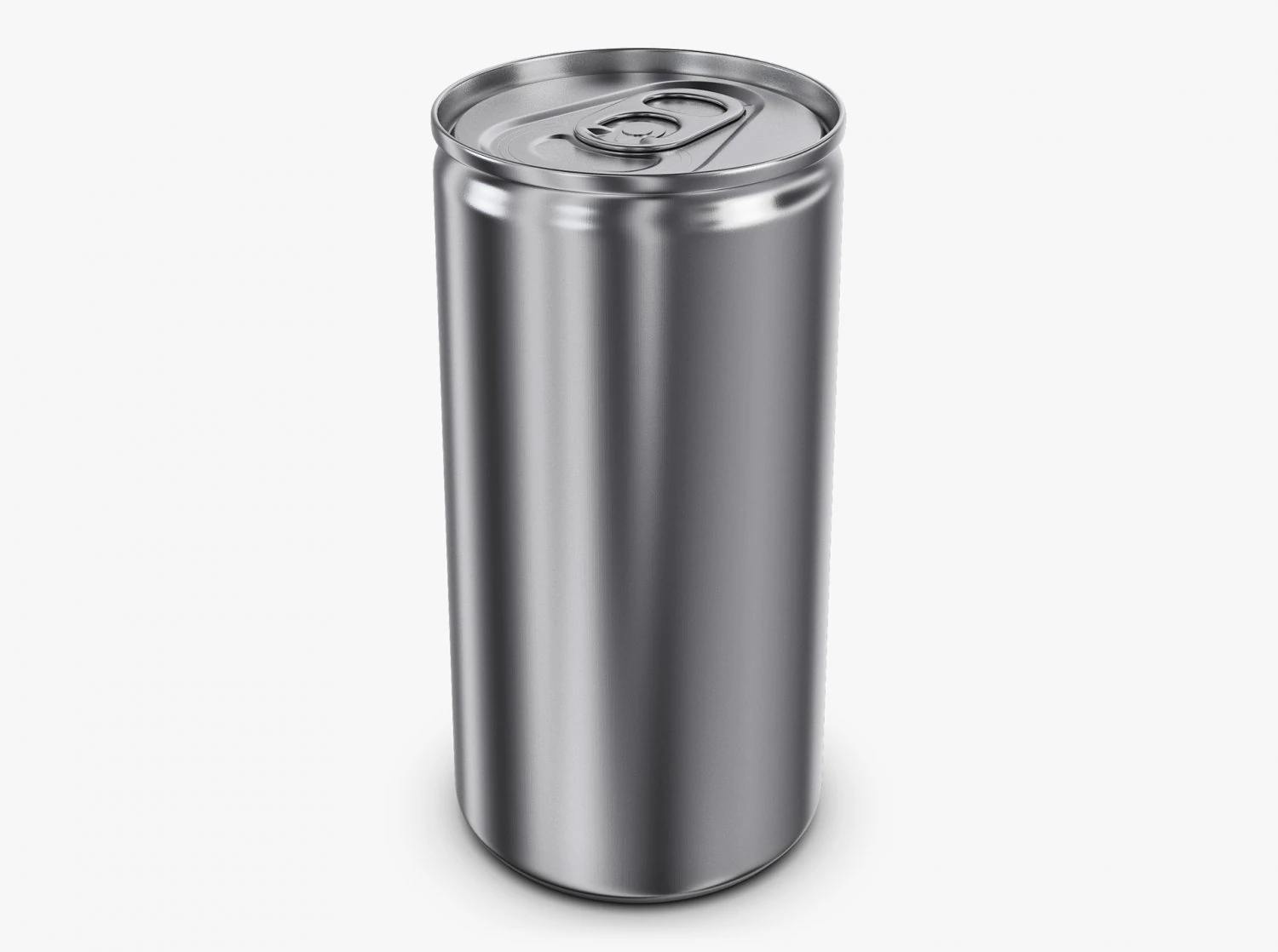 Aluminum Slim Can 180ml v 1 3D Model .c4d .max .obj .3ds .fbx .stl .blend 
