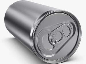 Aluminum Slim Can 180ml v 1 3D Model