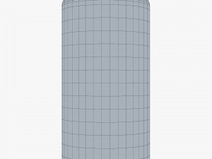 Aluminum Slim Can 180ml v 1 3D Model