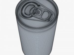 Aluminum Slim Can 180ml v 1 3D Model