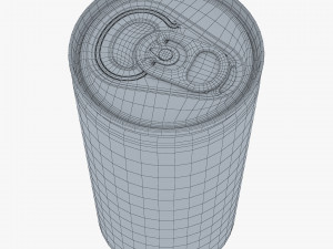 Aluminum Slim Can 180ml v 1 3D Model