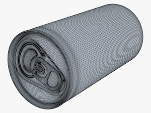 Aluminum Slim Can 180ml v 1 3D Model