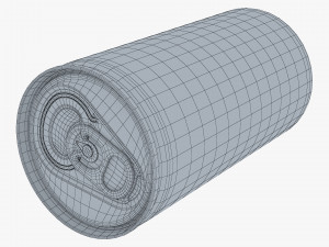 Aluminum Slim Can 180ml v 1 3D Model