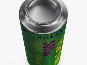 Aluminum Standard Can 500ml v 2 3D Model
