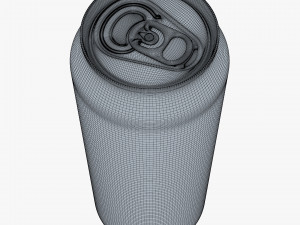 Aluminum Standard Can 500ml v 2 3D Model
