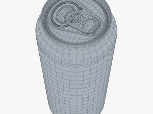 Aluminum Standard Can 500ml v 2 3D Model