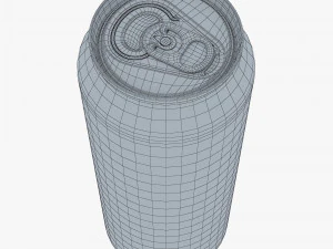 Aluminum Standard Can 500ml v 2 3D Model