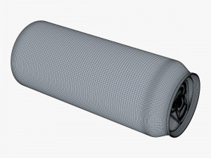 Aluminum Standard Can 500ml v 2 3D Model