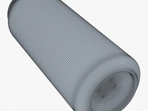 Aluminum Standard Can 500ml v 2 3D Model