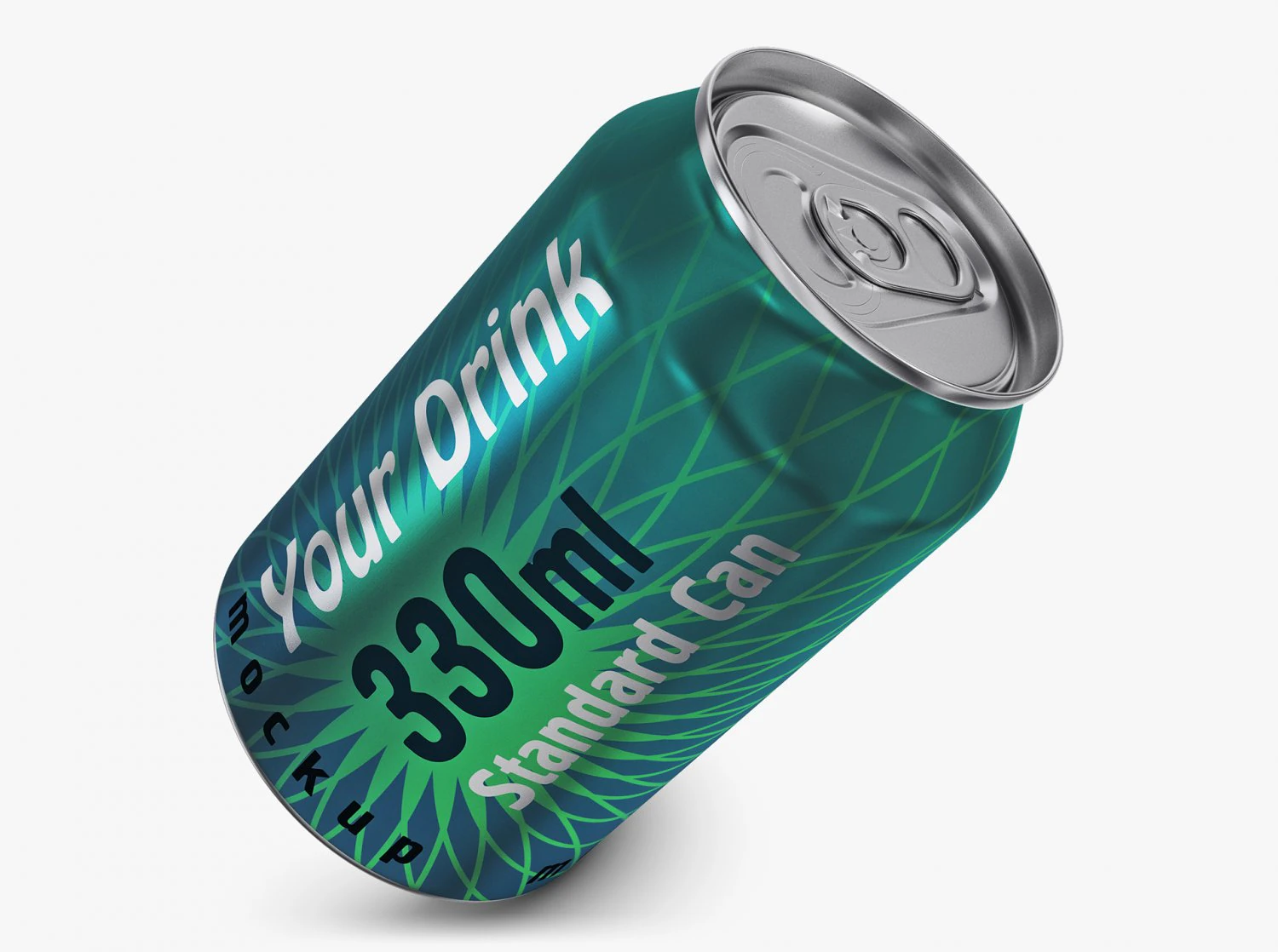 Aluminum Standard Can 330ml v 2 3D Model .c4d .max .obj .3ds .fbx .stl .blend