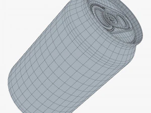 Aluminum Standard Can 330ml v 2 3D Model