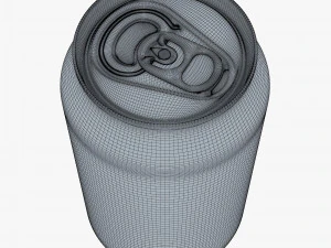 Aluminum Standard Can 330ml v 2 3D Model