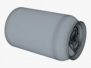 Aluminum Standard Can 330ml v 2 3D Model