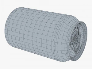 Aluminum Standard Can 330ml v 2 3D Model
