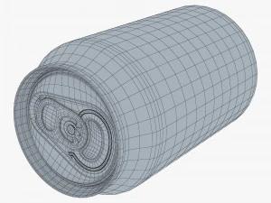 Aluminum Standard Can 330ml v 2 3D Model