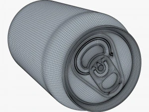Aluminum Standard Can 330ml v 2 3D Model