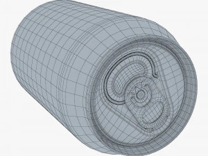 Aluminum Standard Can 330ml v 2 3D Model