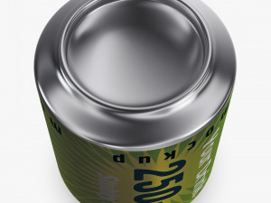 Aluminum Stubby Can 250ml v 2 3D Model