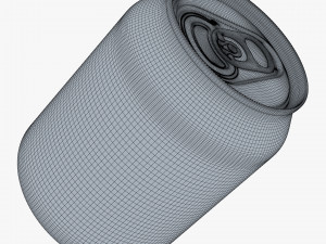Aluminum Stubby Can 250ml v 2 3D Model