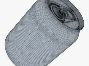Aluminum Stubby Can 250ml v 2 3D Model