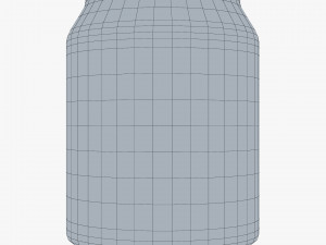 Aluminum Stubby Can 250ml v 2 3D Model