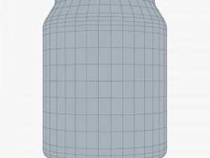 Aluminum Stubby Can 250ml v 2 3D Model
