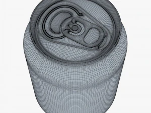 Aluminum Stubby Can 250ml v 2 3D Model