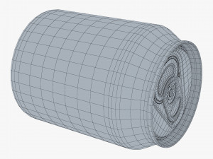 Aluminum Stubby Can 250ml v 2 3D Model