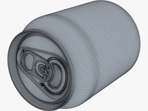 Aluminum Stubby Can 250ml v 2 3D Model