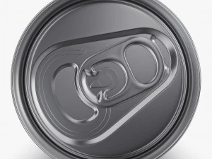 Aluminum Sleek Can 330ml v 2 3D Model