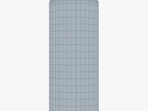 Aluminum Sleek Can 330ml v 2 3D Model