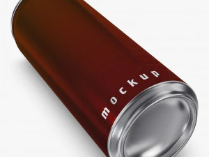Aluminum Sleek Can 330ml v 2 3D Model