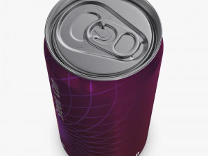 Aluminum Sleek Can 250ml v 2 3D Model